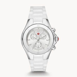 MICHELE Jellybean Stainless White Watch